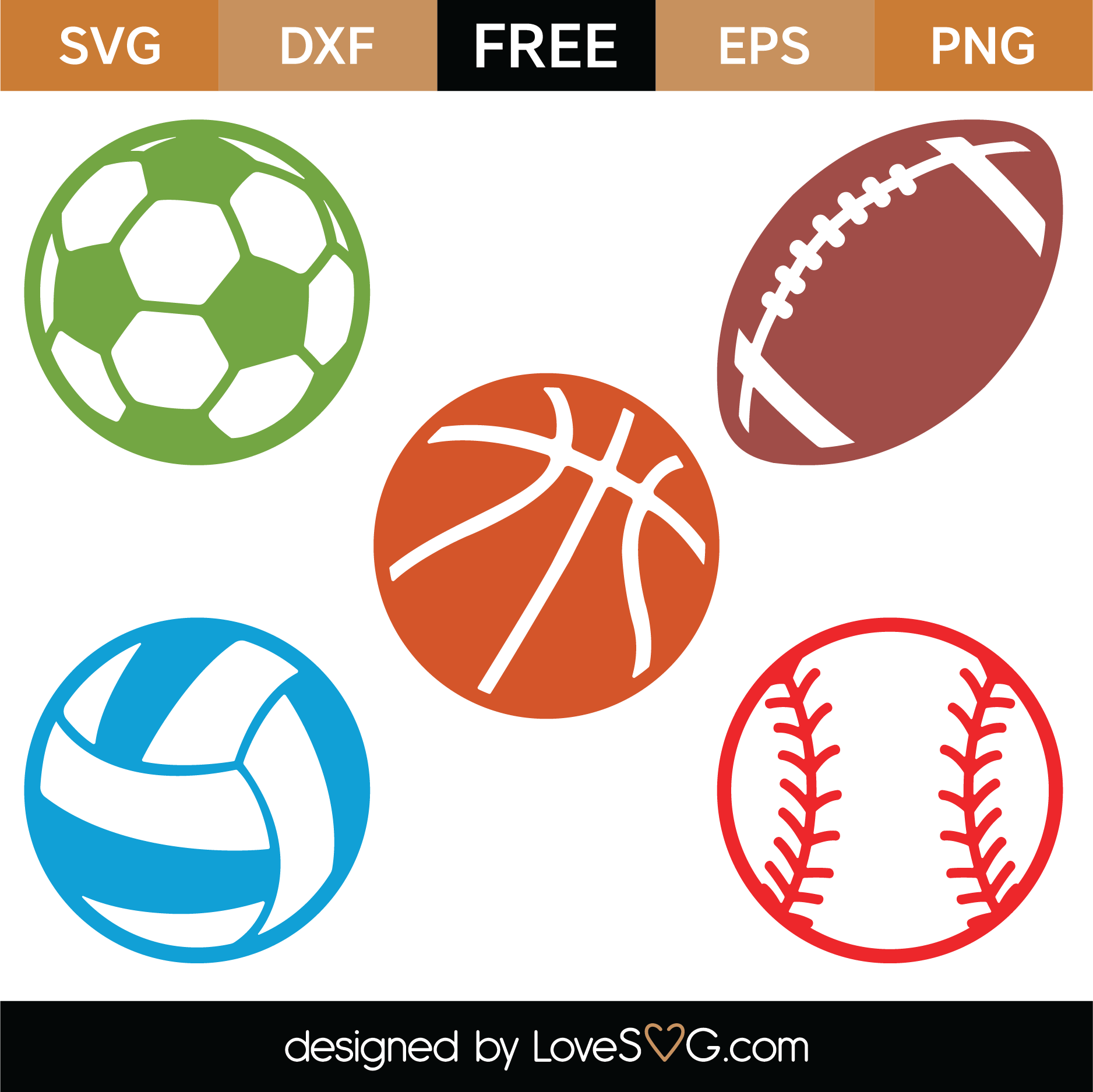 Download Free Free Sports Svg Cut Files PSD Mockup Template