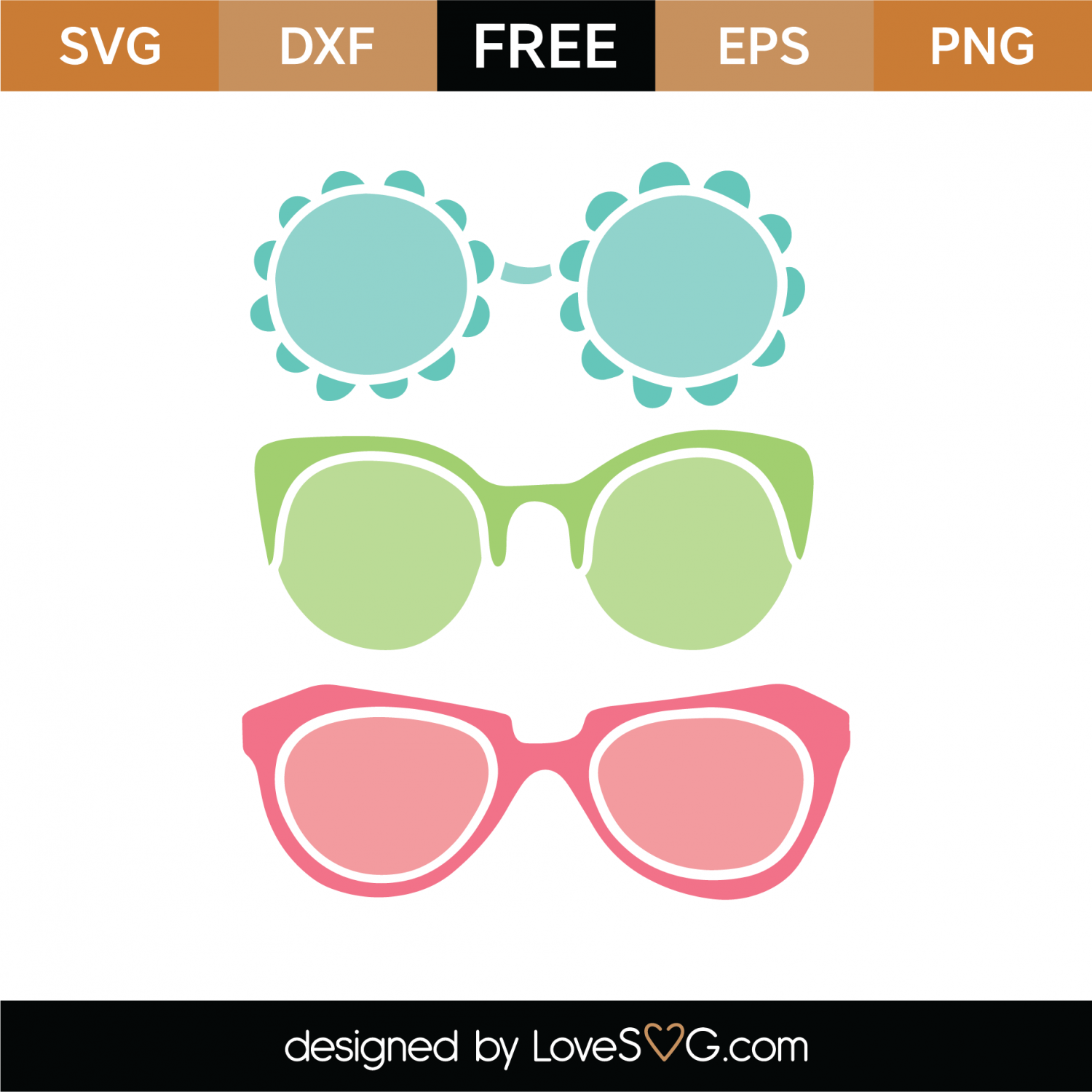 Free Sunglasses Svg Cut File Lovesvg Com