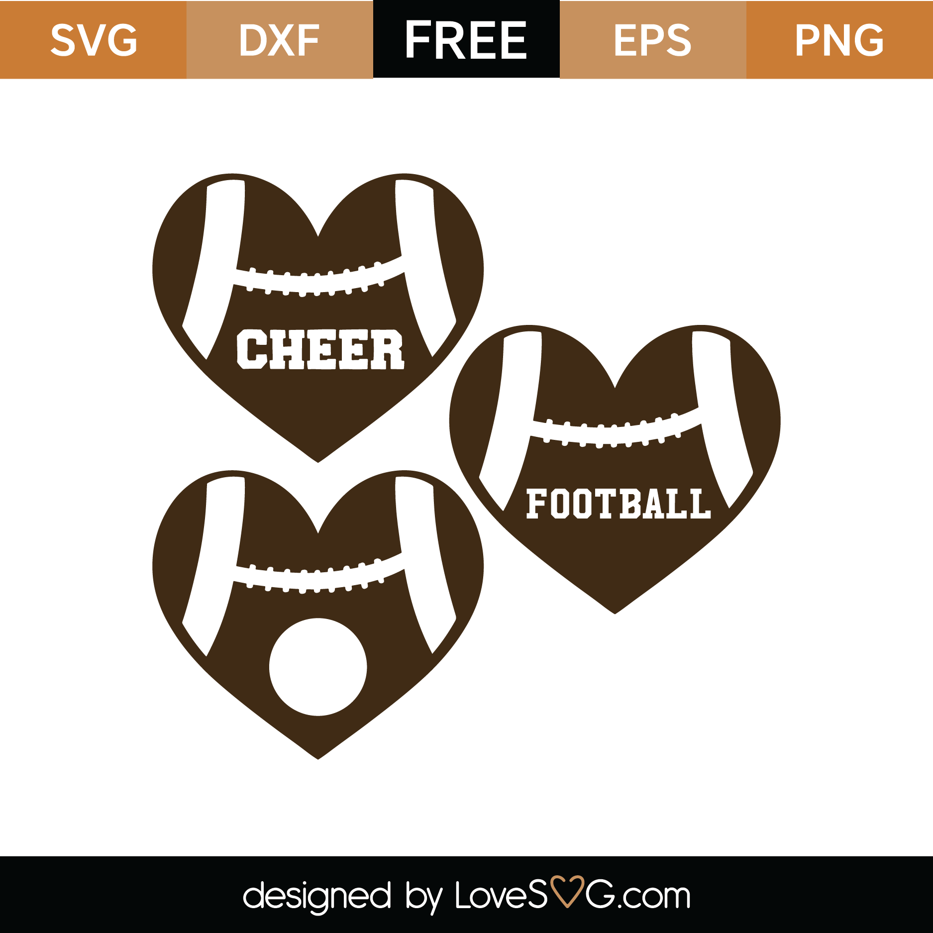 Download Free Football Monogram SVG Cut File | Lovesvg.com