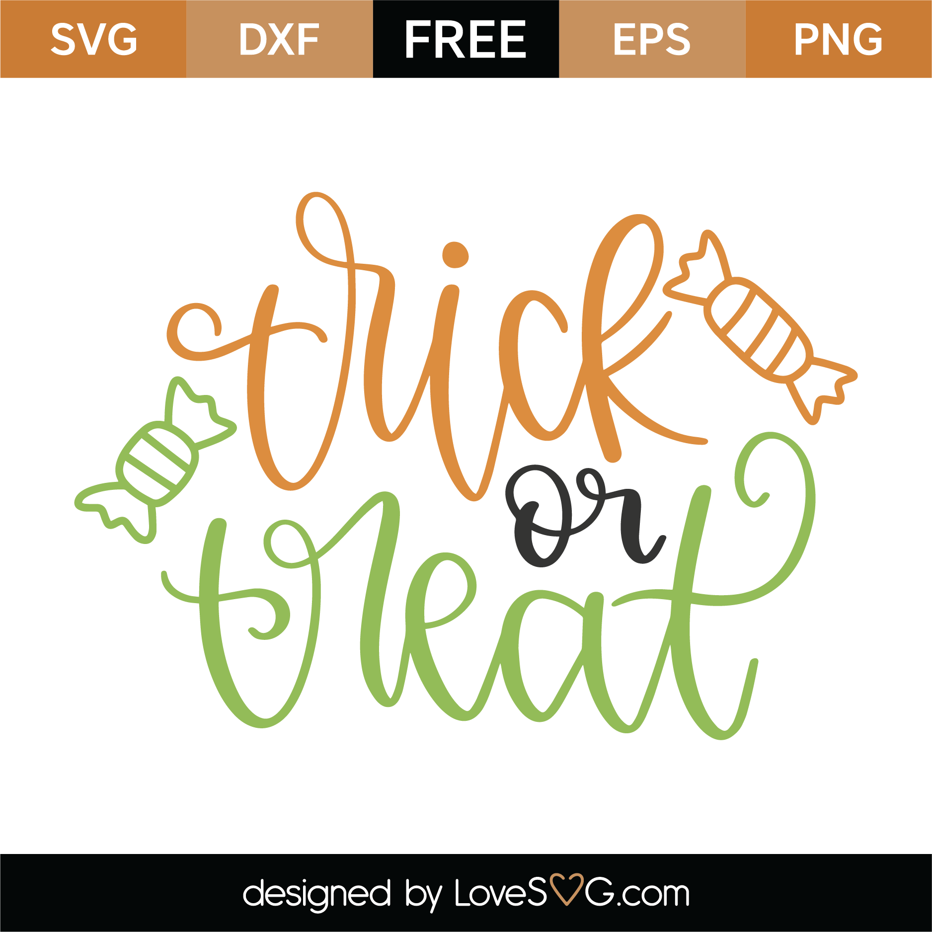 Download Free Trick Or Treat SVG Cut File | Lovesvg.com