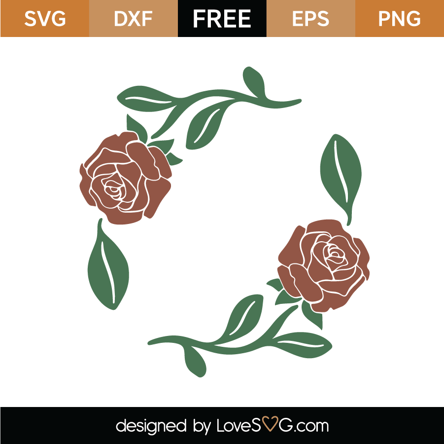 Download Free Roses SVG Cut File | Lovesvg.com
