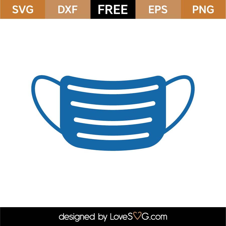 Download Free Mask SVG Cut File | Lovesvg.com