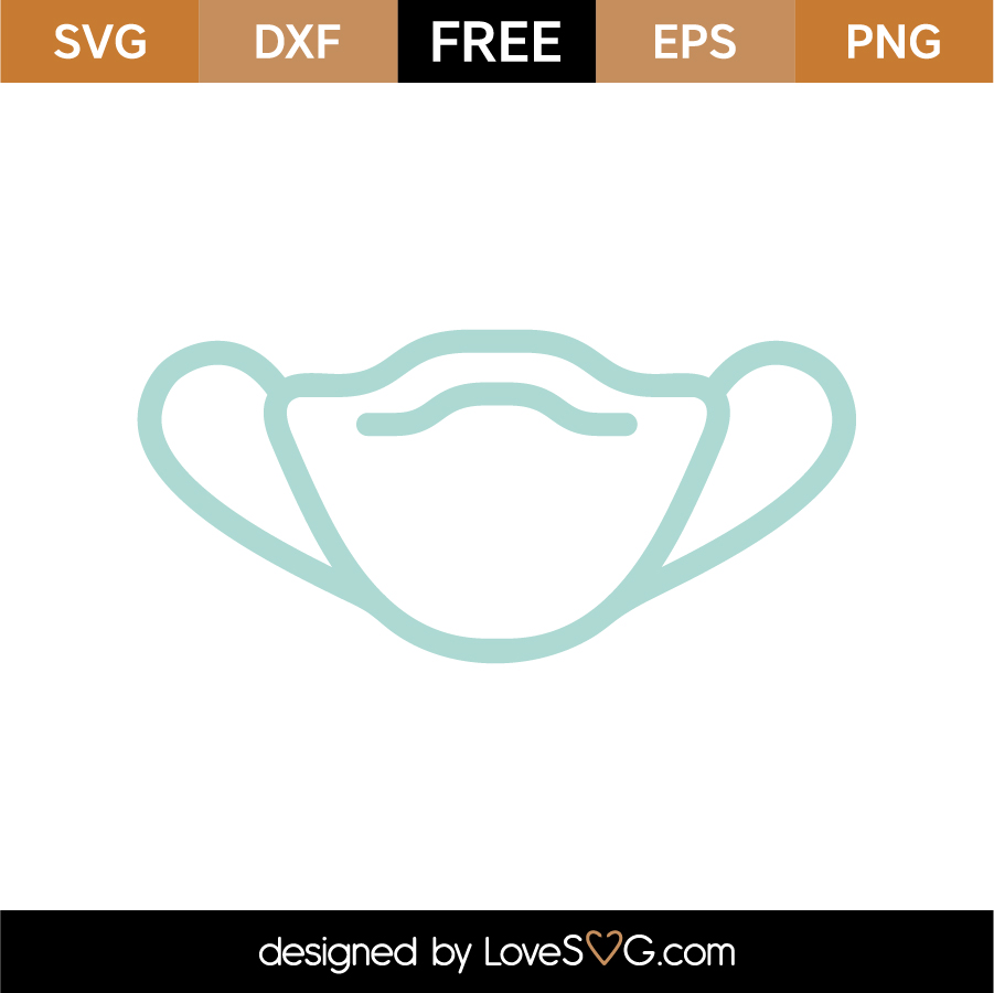 Download Free Mask SVG Cut File | Lovesvg.com