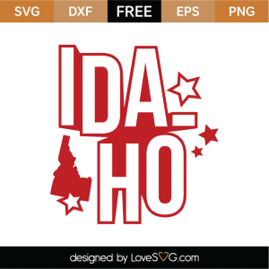 Free Idaho SVG Cut Files 2 Lovesvg Com   PRESENTATION LoveSVG CC 09 2 300x300 