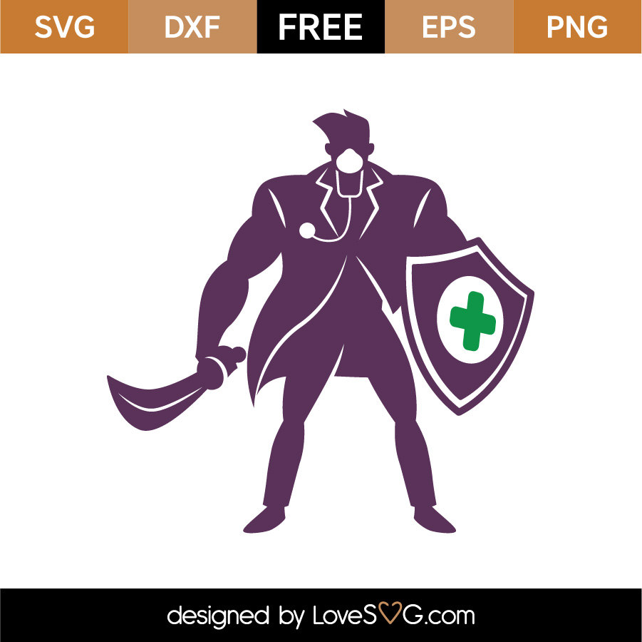 Free Superhero SVG Cut File | Lovesvg.com