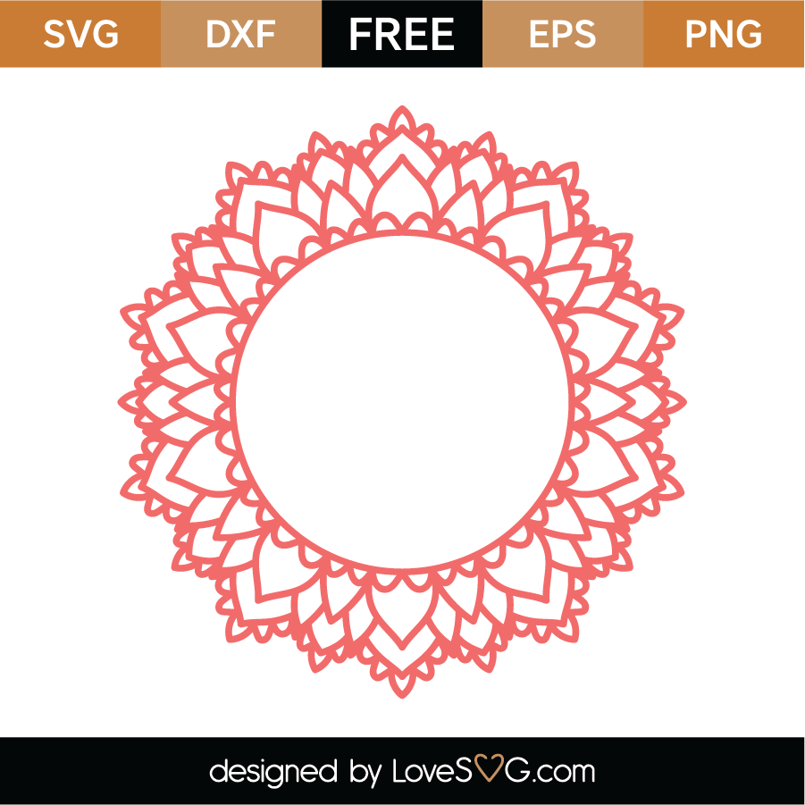 Free Monogram frame 2 SVG Cut File | Lovesvg.com