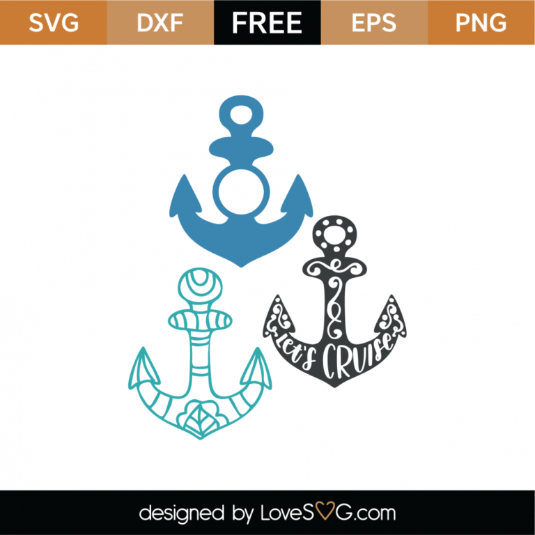 Download Free Anchors SVG Cut File - Lovesvg.com