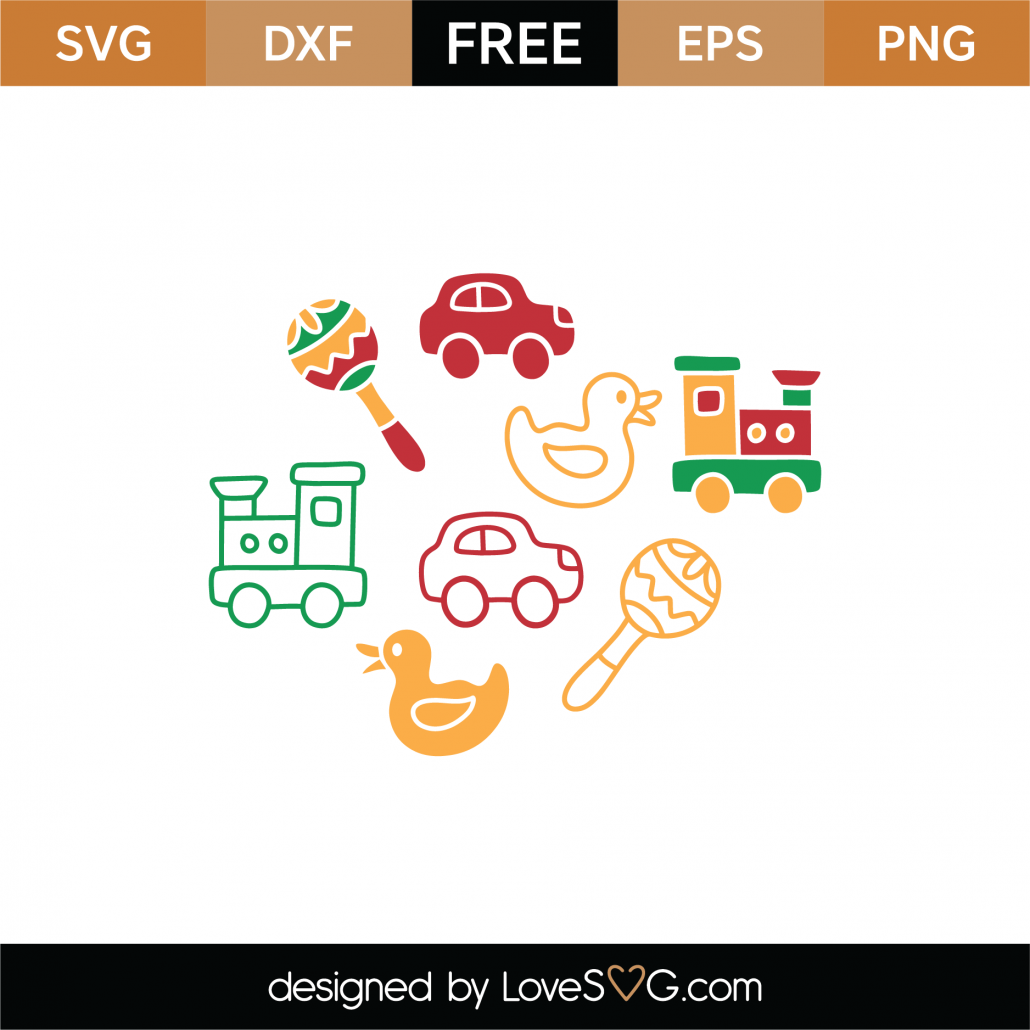 Download Free Baby Toys SVG Cut File - Lovesvg.com