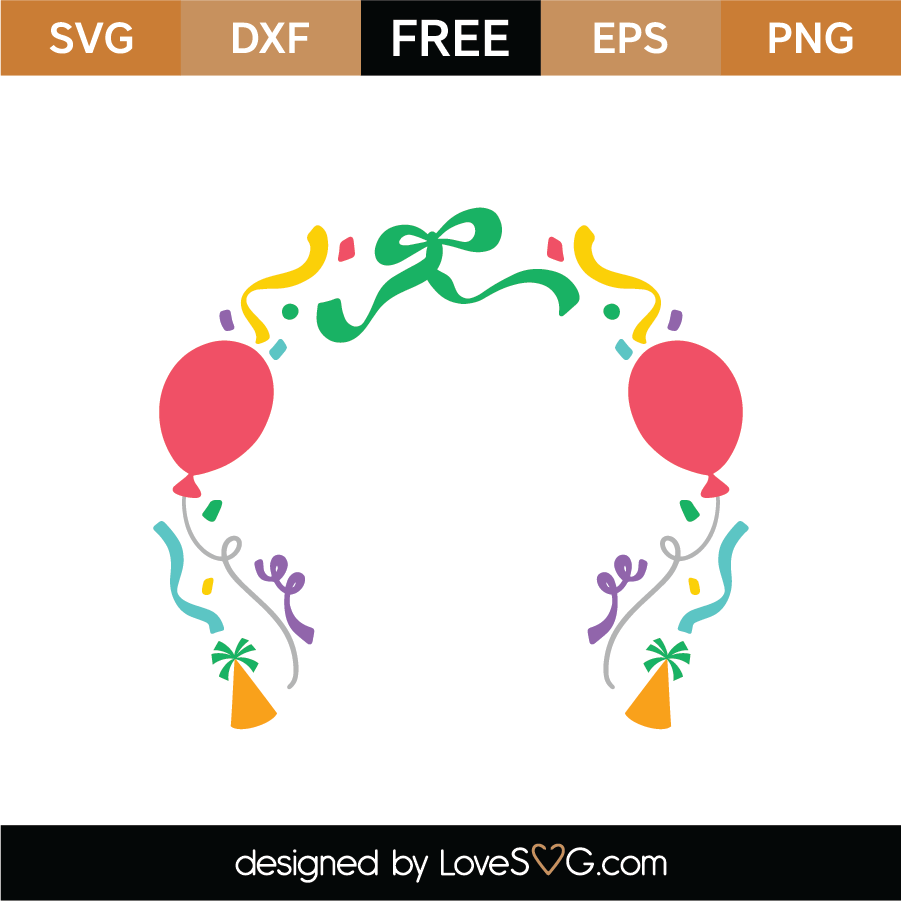 Download Free Birthday Frame SVG Cut File - Lovesvg.com