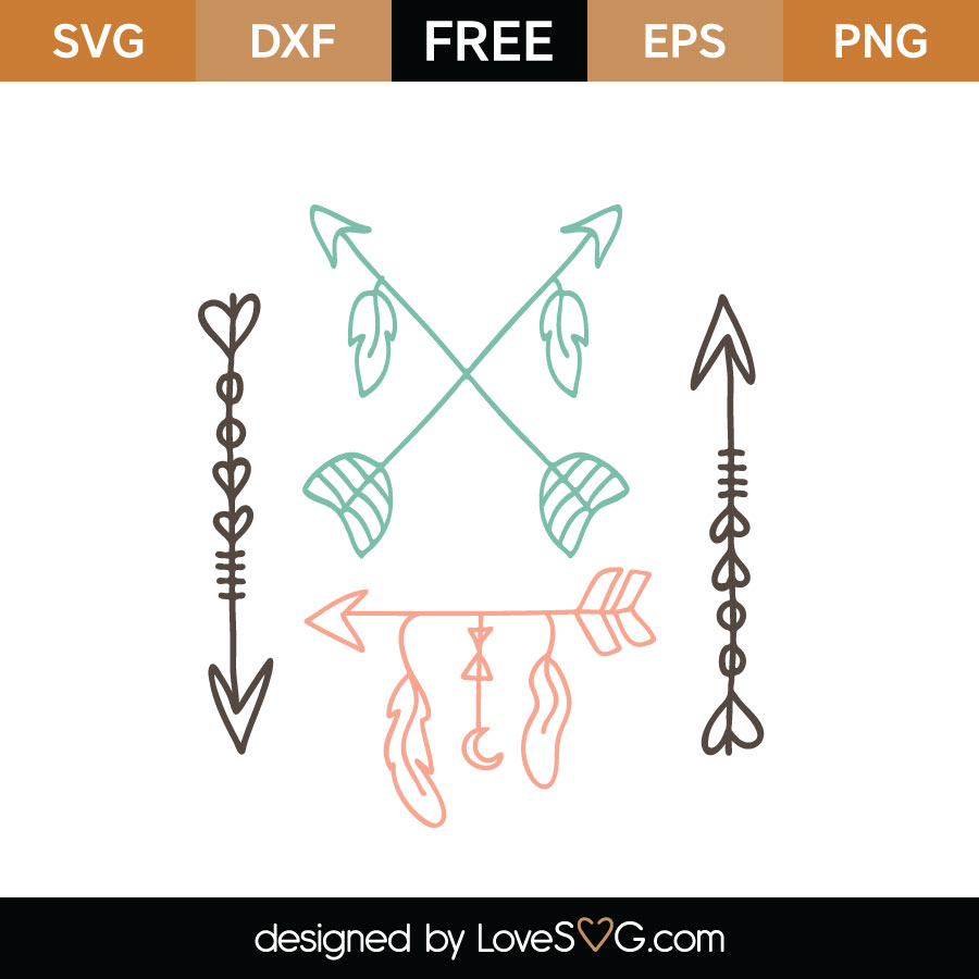 Boho Arrows Lovesvg Com