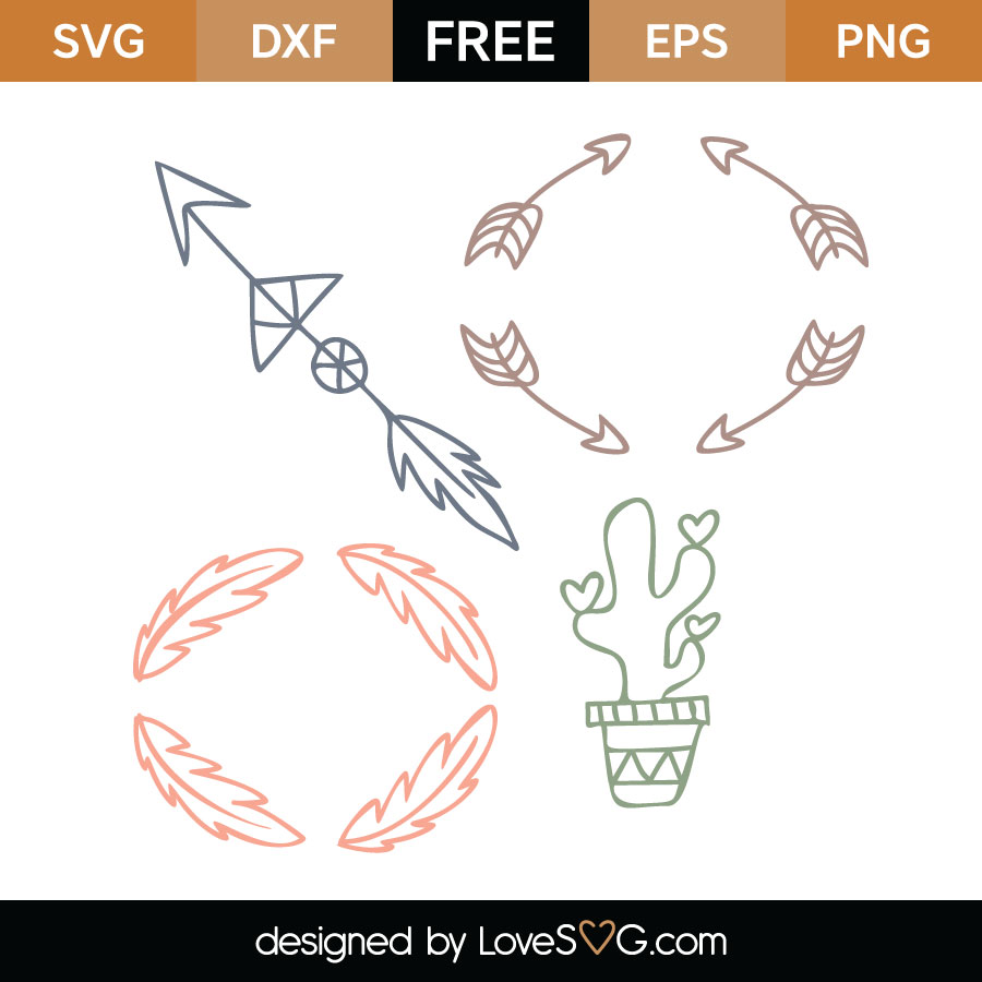 Download Boho Doodles SVG Cut File - Lovesvg.com