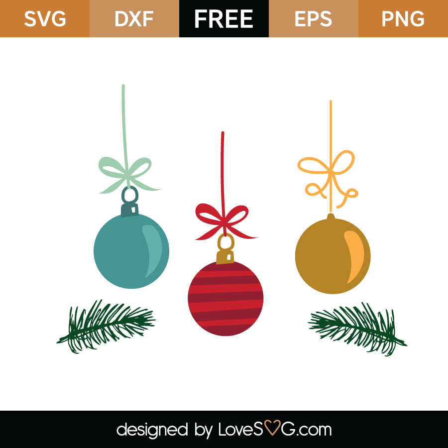 Free Free 103 Christmas Ornaments Svg Free SVG PNG EPS DXF File