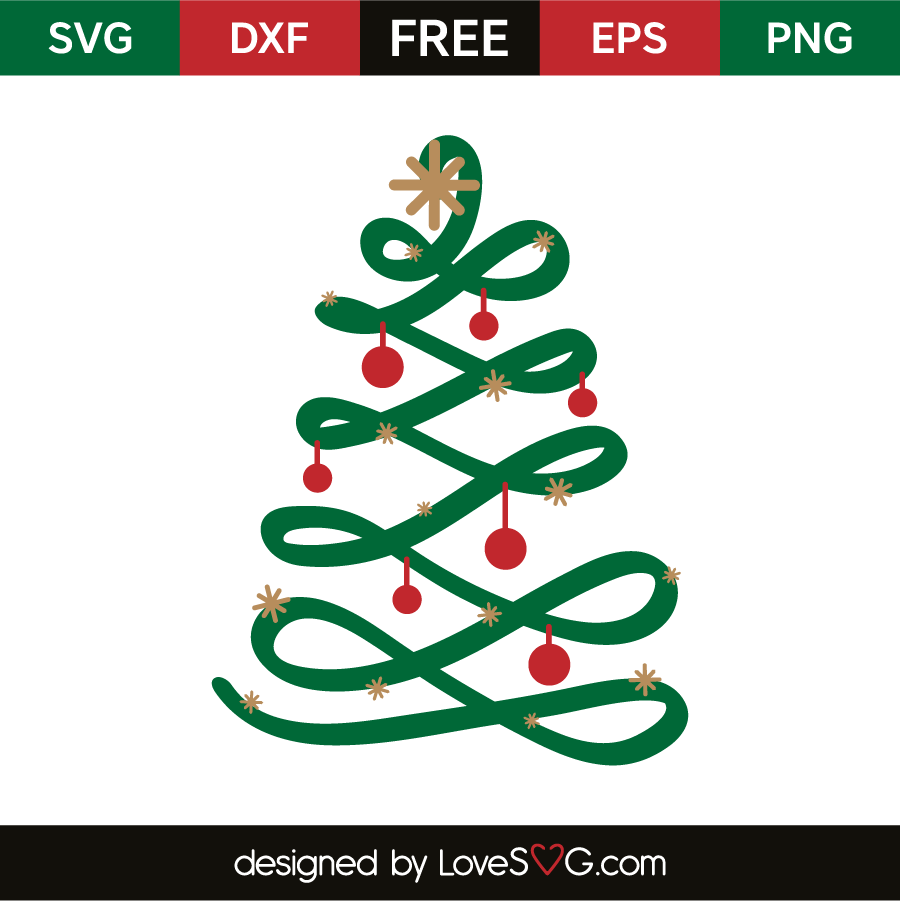Download Christmas Tree Flourish Lovesvg Com