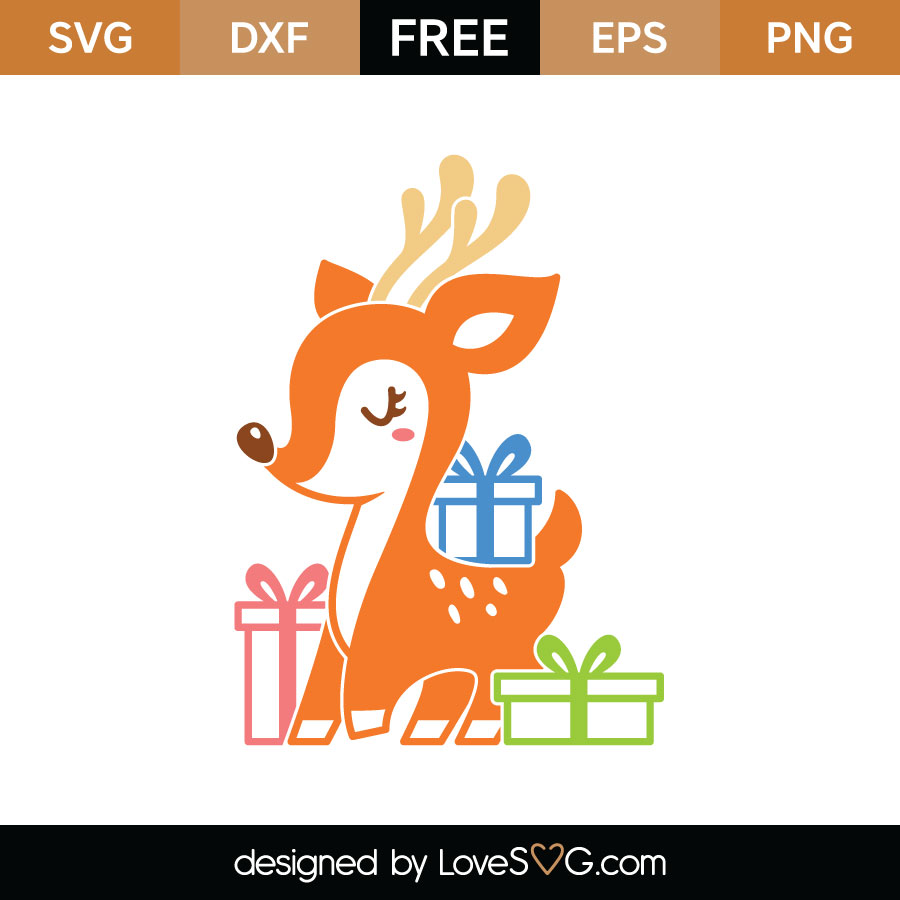 Download Christmas Baby Deer Lovesvg Com