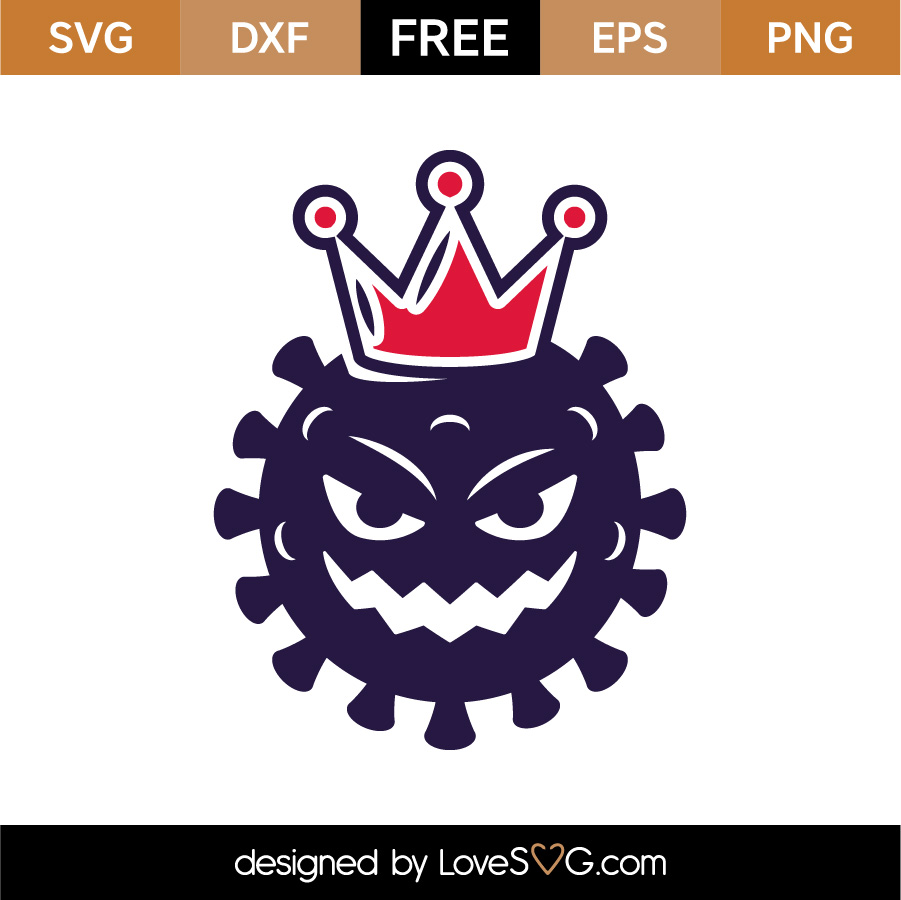 Free Corona Virus SVG Cut File - Lovesvg.com