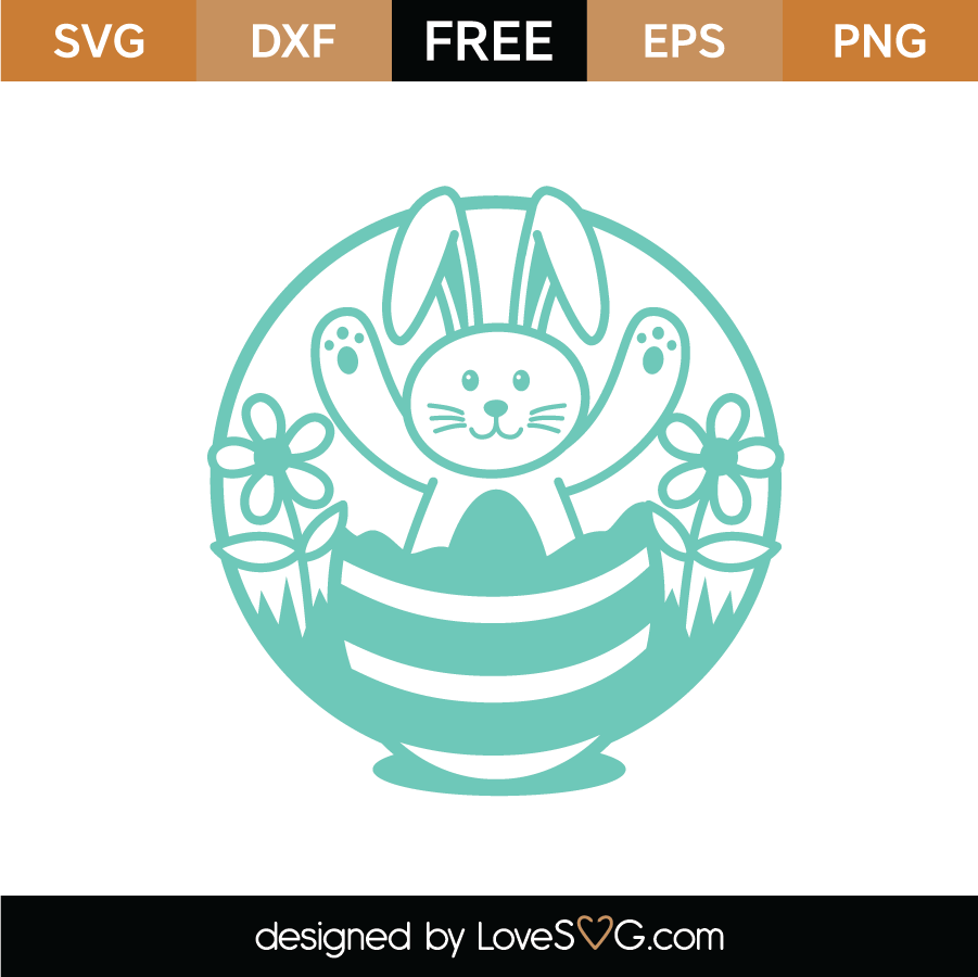 Download Free Easter Bunny SVG Cut File - Lovesvg.com