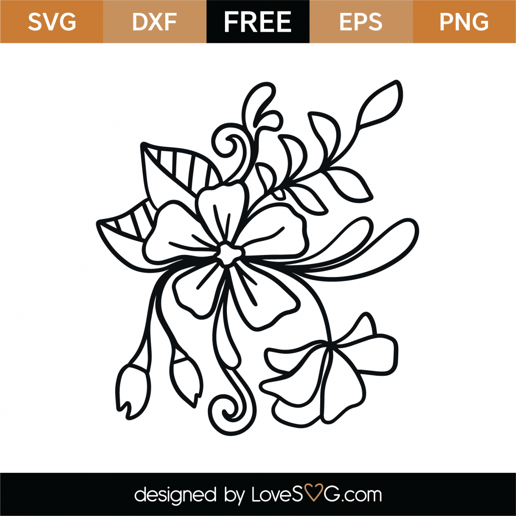 Download Free Floral Element Svg Cut File Lovesvg Com