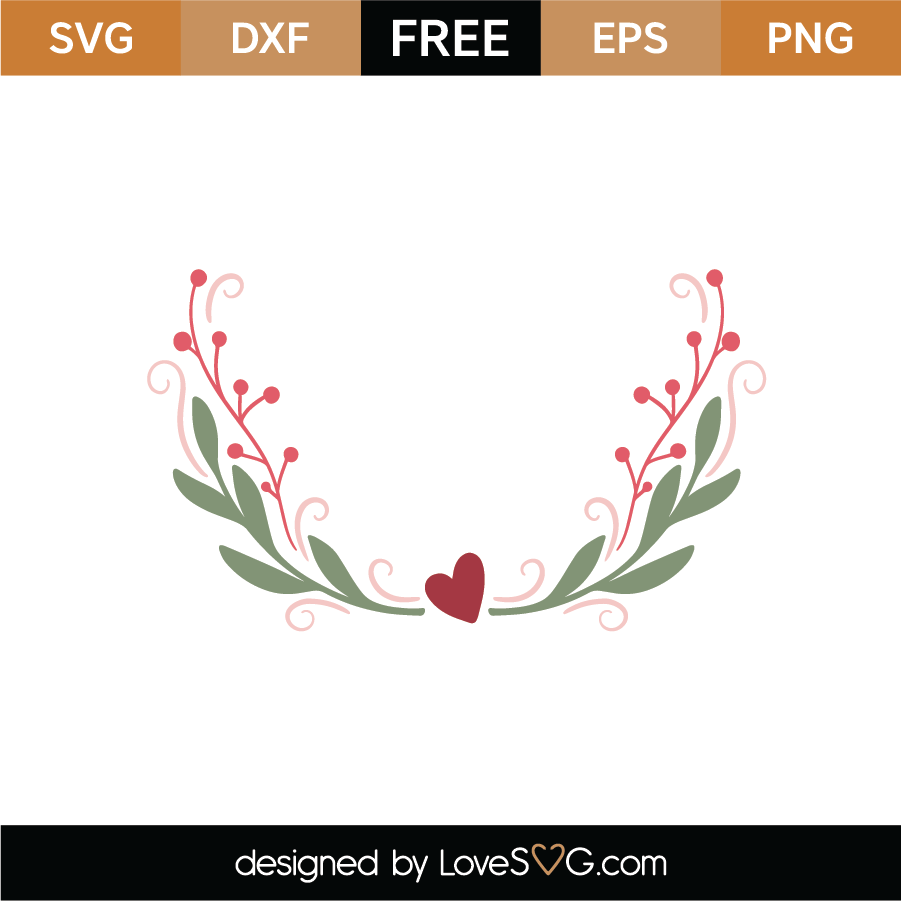 Free Floral Design Svg Cut File Lovesvg Com