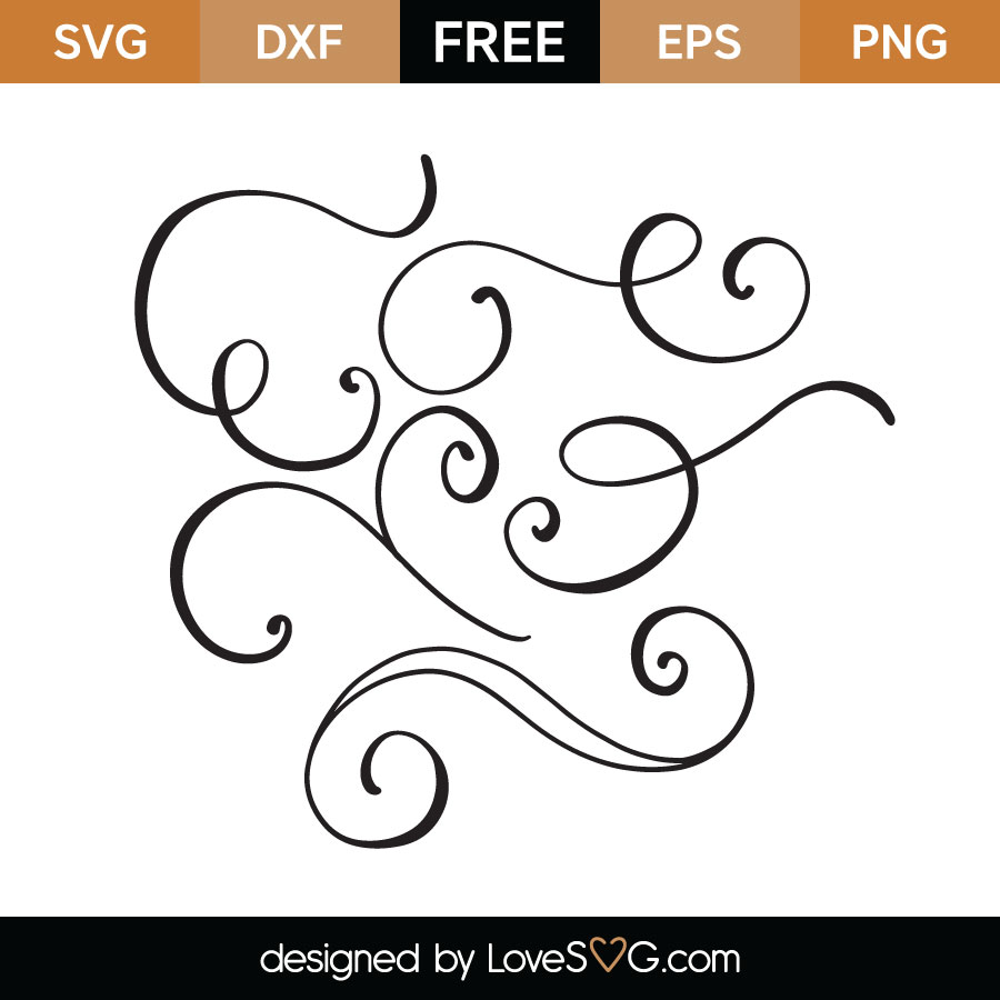 Flourish Svg Free Png Free Svg Files Silhouette And Cricut | Sexiz Pix