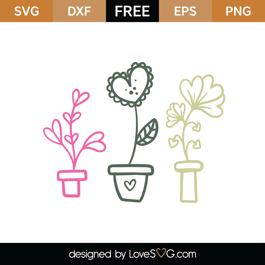 Download Free Flowers In A Vase Svg Cut File Lovesvg Com