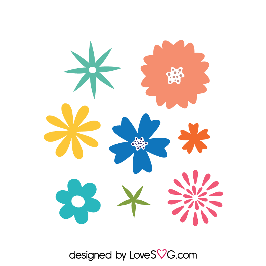 Download Flowers Set - Lovesvg.com