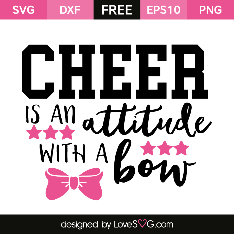 Attitude With A Bow Lovesvg Com