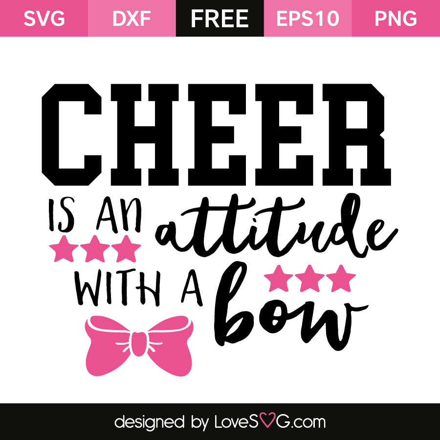 Download Attitude With A Bow Lovesvg Com