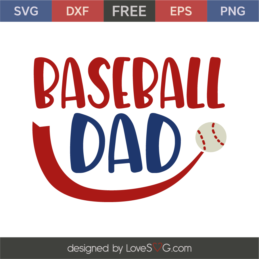 Baseball Dad SVG  Baseball Dad Cut Files  Sports Dad Cut Files  digital download dxf eps png pdf