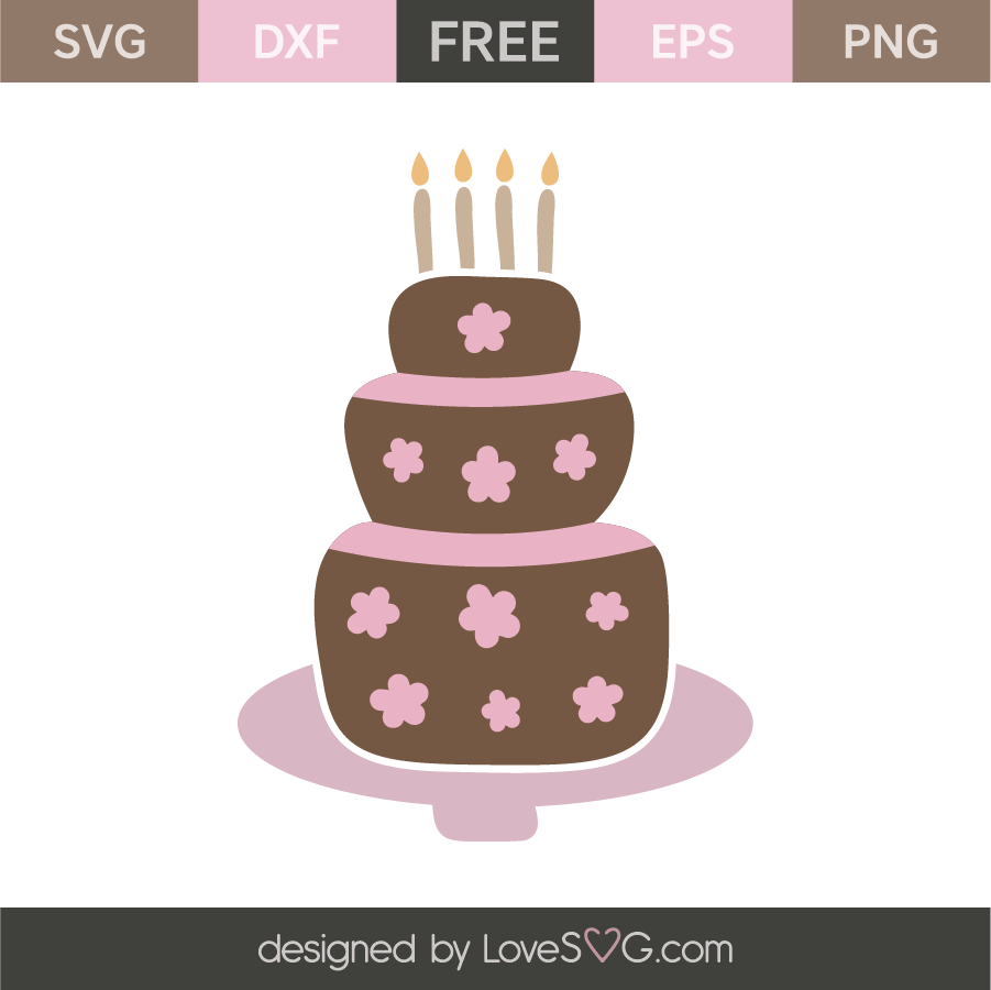 Download Birthday Cake - Lovesvg.com