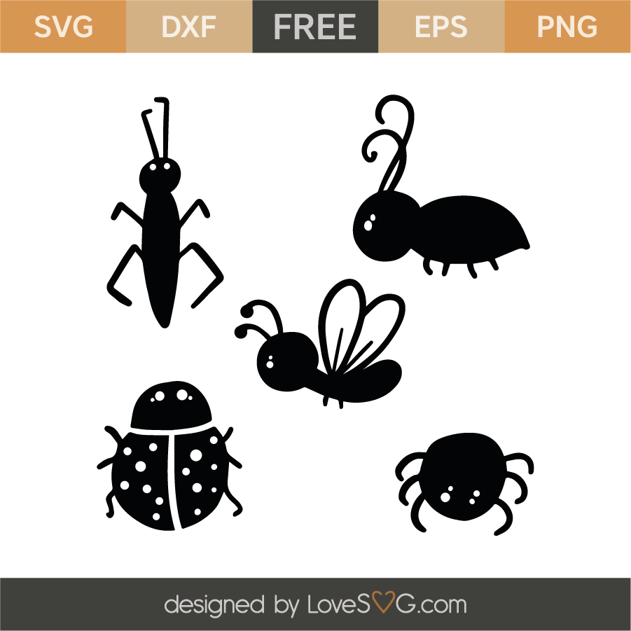 Free Ladybug Monogram Svg Free SVG PNG EPS DXF File