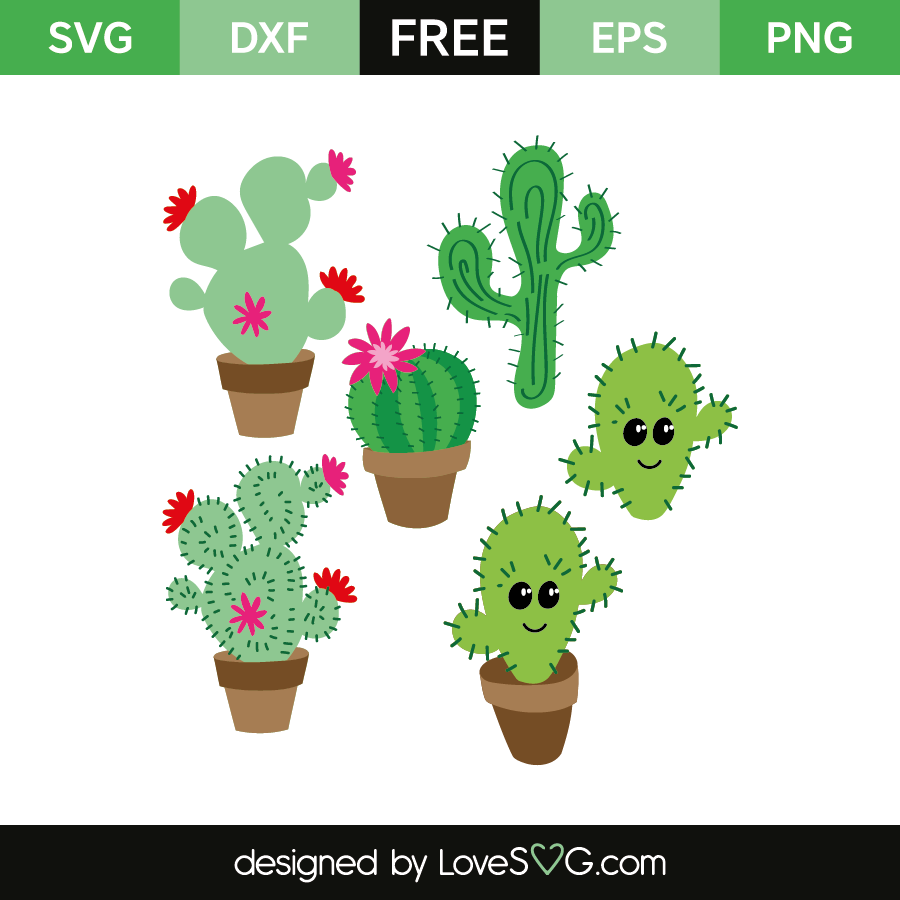 Cactus Design Lovesvg Com