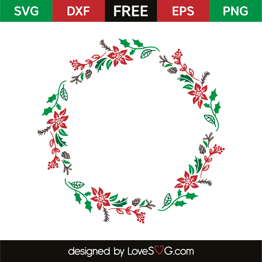 Download Christmas Monogram Frame Lovesvg Com