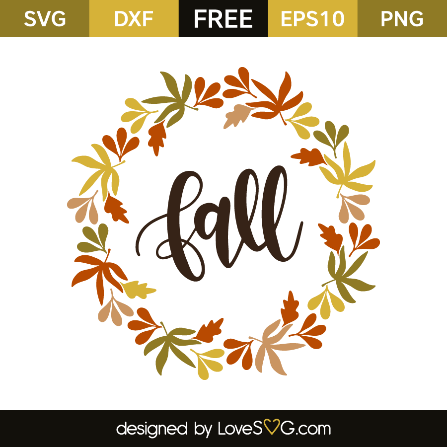 Download Fall Monogram Frame - Lovesvg.com
