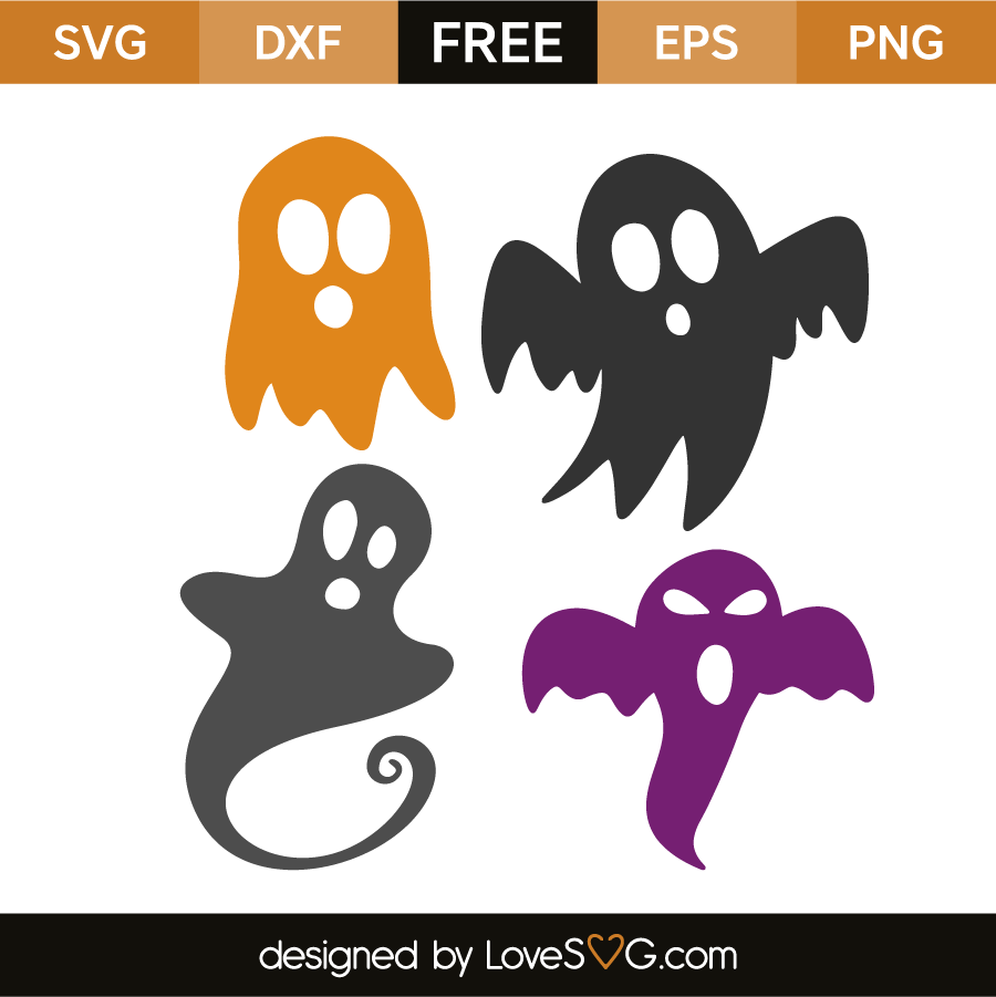 1274+ Halloween Ghost Svg - SVG,PNG,EPS & DXF File Include