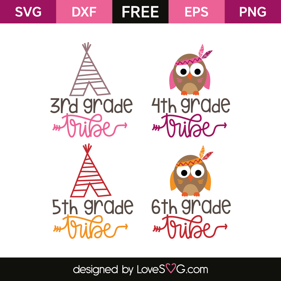 Grade Tribe 3rd 4th 5th 6th Lovesvg Com