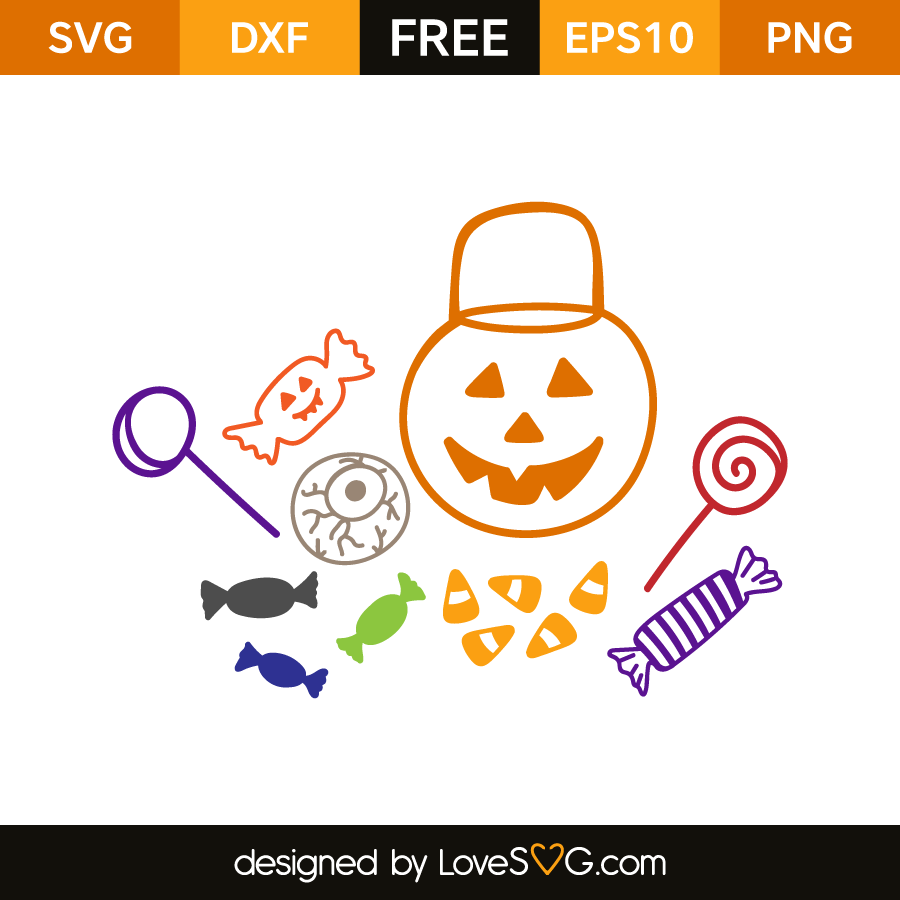 Halloween Candy - Lovesvg.com