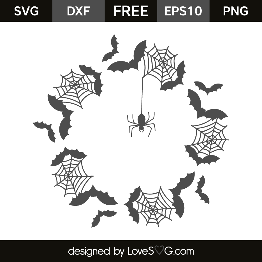 Download Halloween Monogram Frame - Lovesvg.com