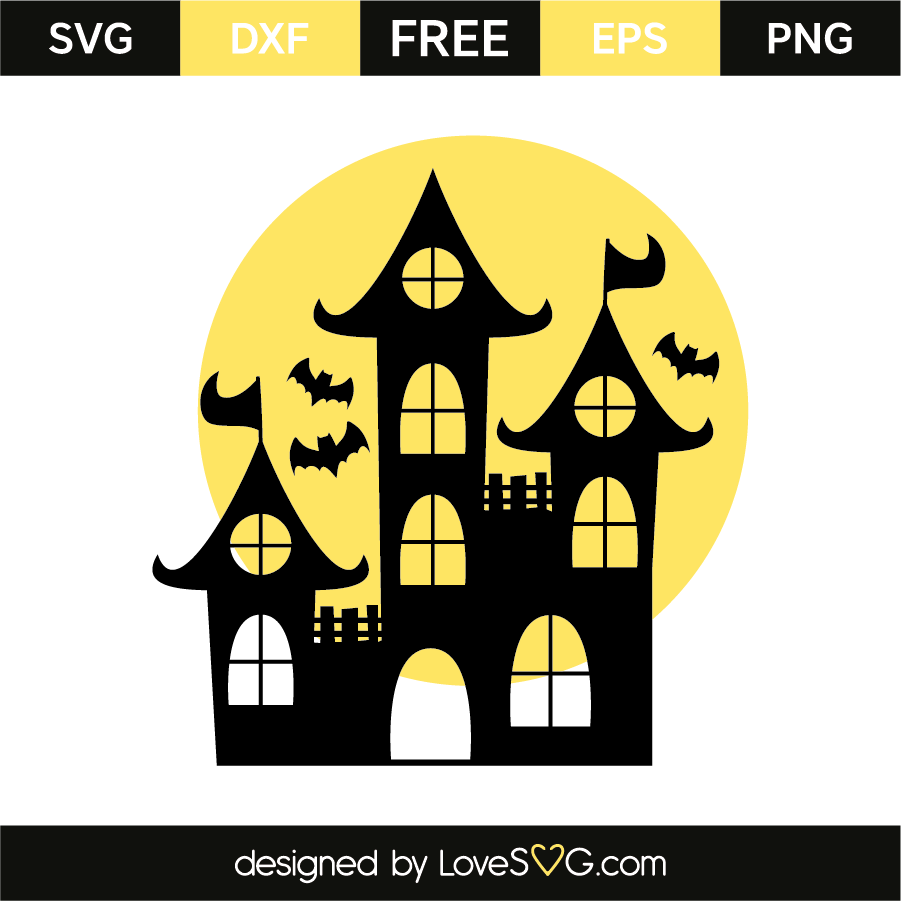 Haunted House Lovesvg Com