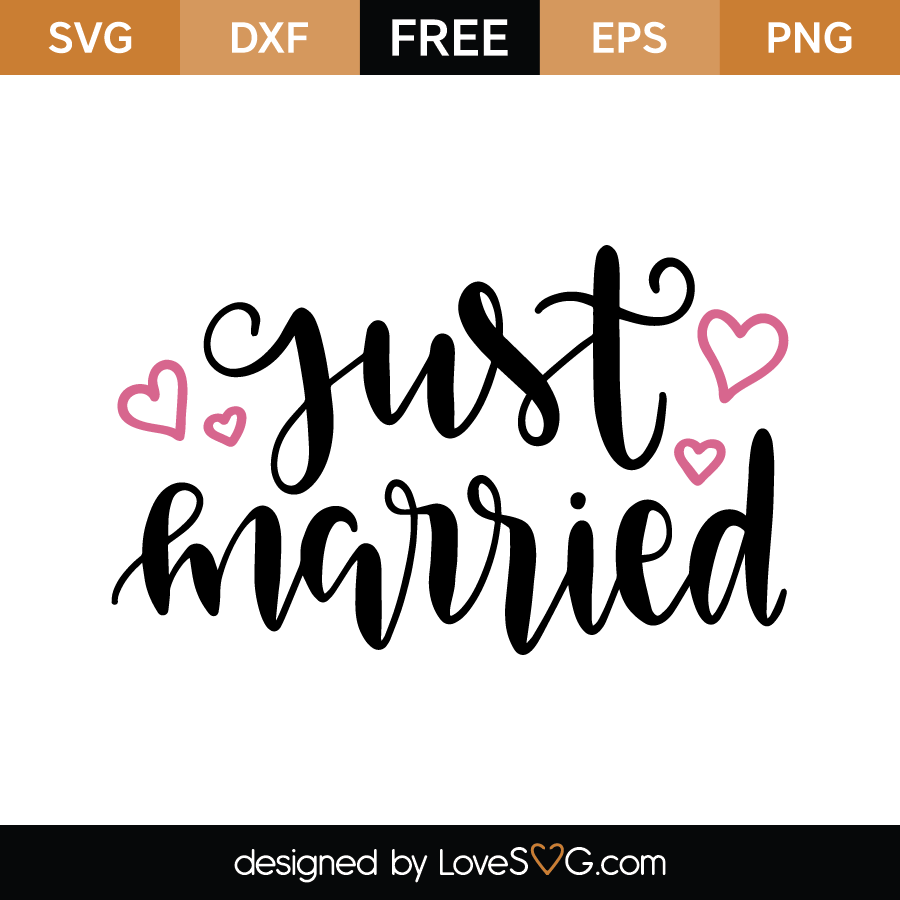 Download Just Married - Lovesvg.com