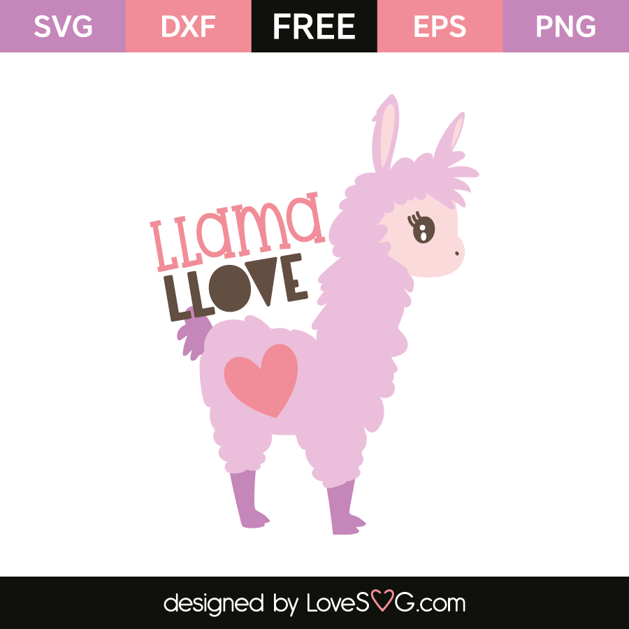 Download Llama Llove - Lovesvg.com