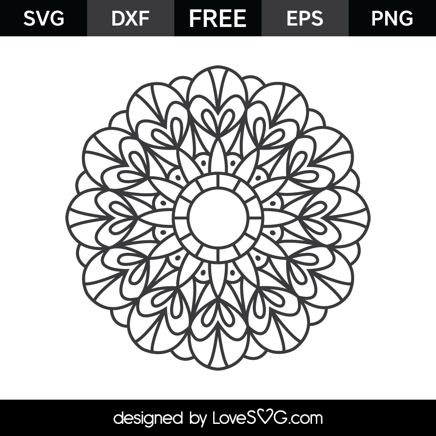 Download Mandala Lovesvg Com SVG, PNG, EPS, DXF File
