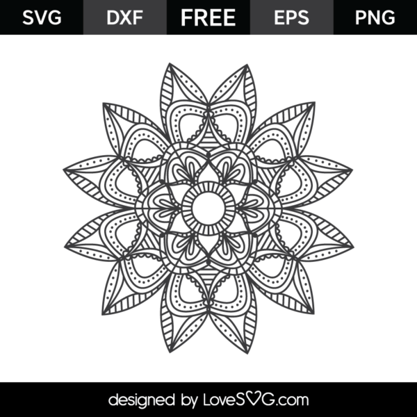 Download Mother's Day Mandala SVG Cut File - Lovesvg.com