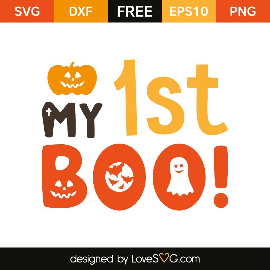 Download My 1st Boo! - Lovesvg.com