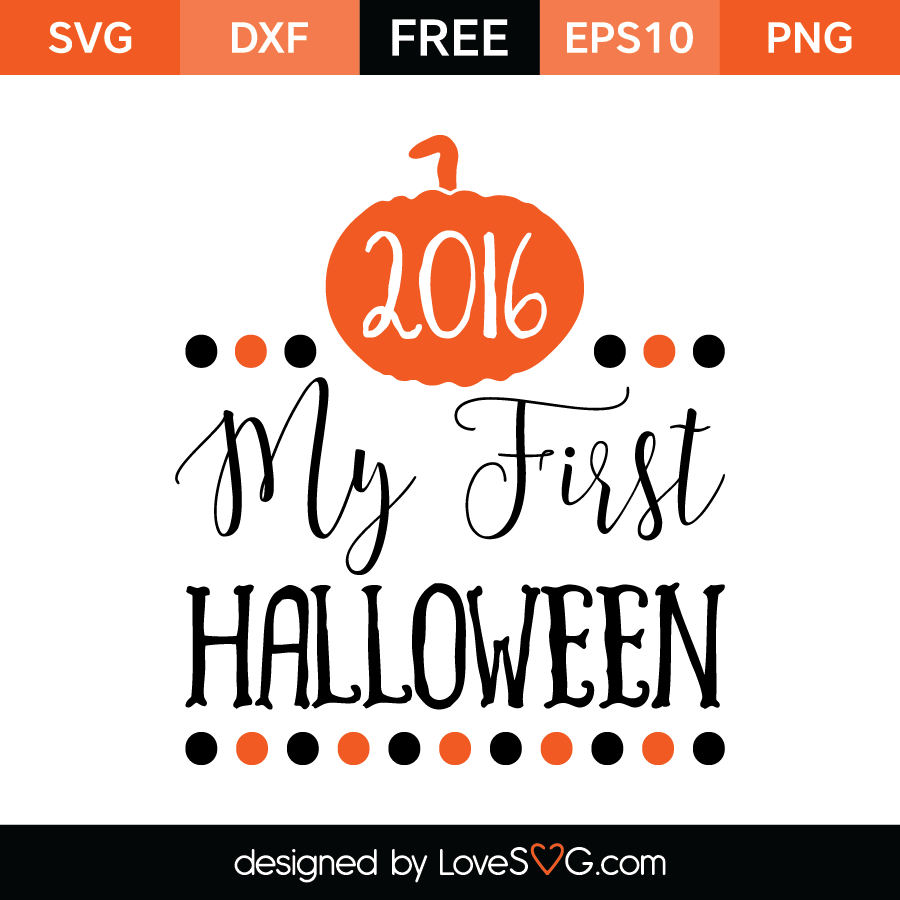 Download My First Halloween Lovesvg Com