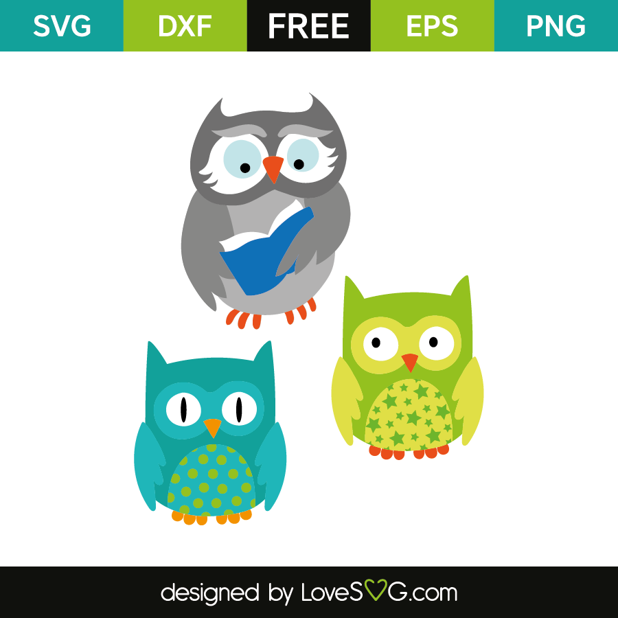 Owls Design Lovesvg Com