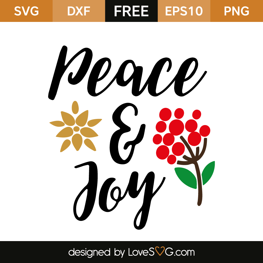 He will be our Peace and Joy. SVG /& PNG