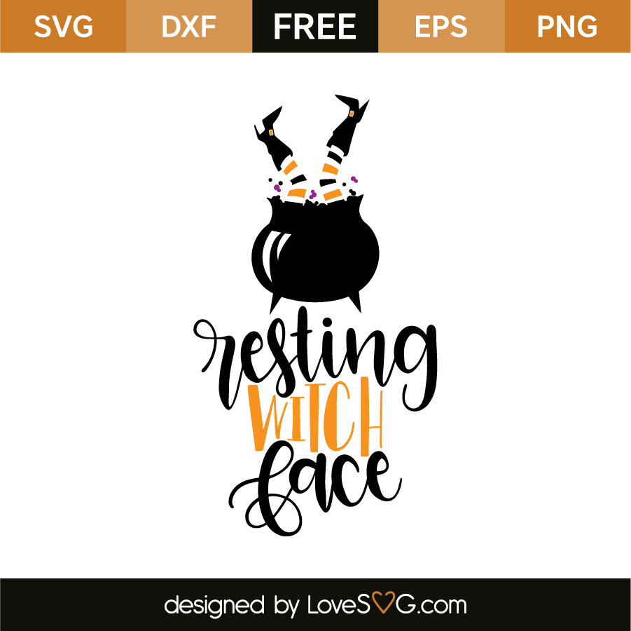 Resting Witch Face Lovesvg Com