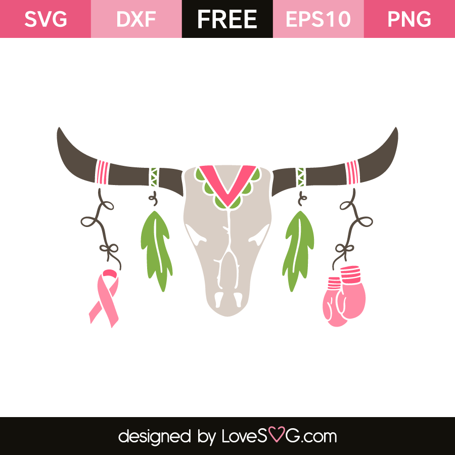 Skull Bull Cancer Lovesvg Com