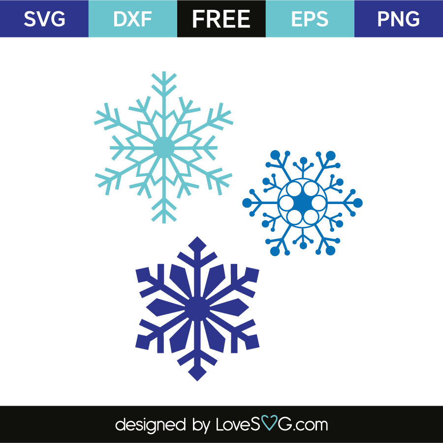 Download Snowflakes - Lovesvg.com