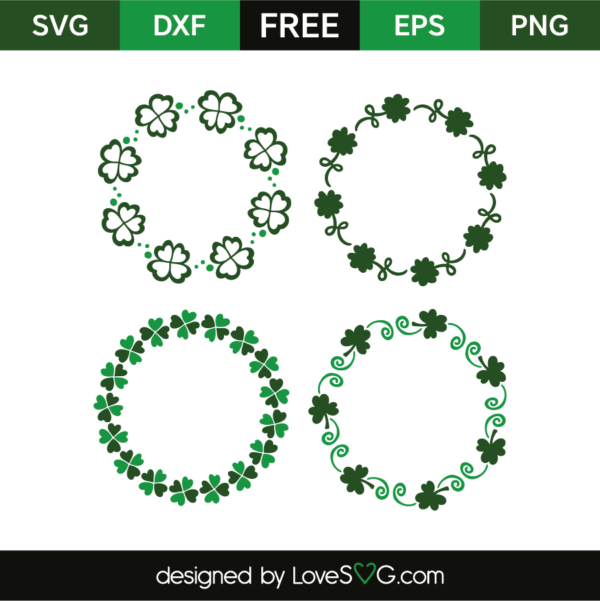 Saint-patrick's Monogram Frames - Lovesvg.com